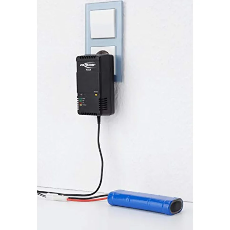 ANSMANN Akkupack Ladegerät ACS 110 - Akkupacklader für 1-10 zellige NiMH & NiCd Akkupacks - Ladestation Vorentladefunktion & automatischer Abschaltung - RC Ladegerät für Modellbau & Racing Akkus – Bild 5