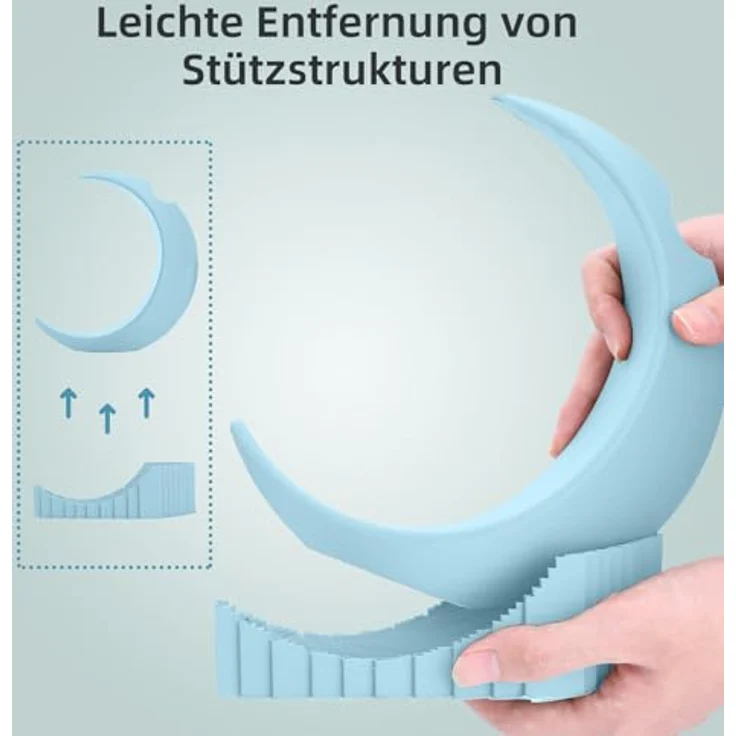 3DHoJor Matte PLA Filament, 2KG Mintgrün+Hellblau, 1.75mm, hohe Zähigkeit, verbesserte Haftung – Bild 5