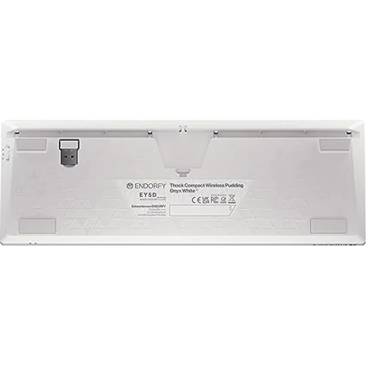 ENDORFY Thock Compact Wireless DE Kailh Box Black Onyx White Pudding, Kompakte, Mechanische Switches Kailh Box Black, weißes Design, Bluetooth und 2.4 GHz Wireless, Deutsches Layout QWERZ | EY5D004 – Bild 4