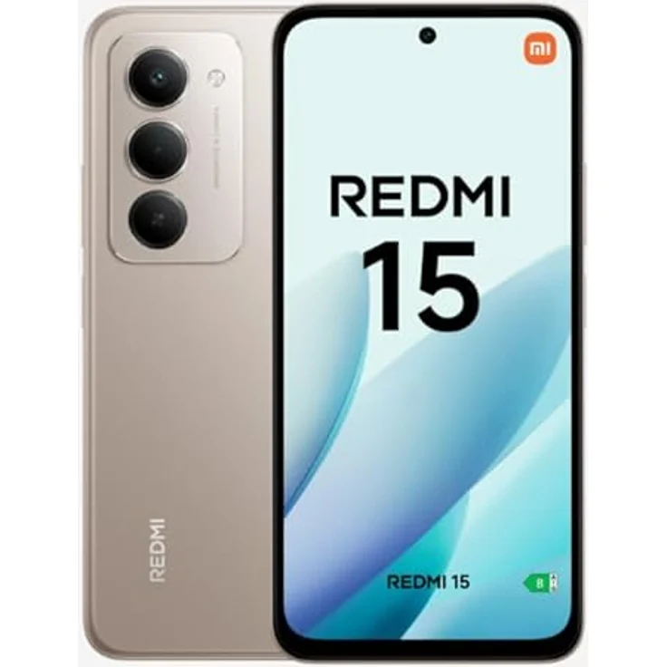 XIAOMI Redmi 15, Smartphone mit 6 GB RAM, 128 GB Speicher, 6,9" 120Hz Display, Snapdragon 685 Prozessor, 50 MP Kamera, 7000 mAh Akku, Titan grau – Bild 1