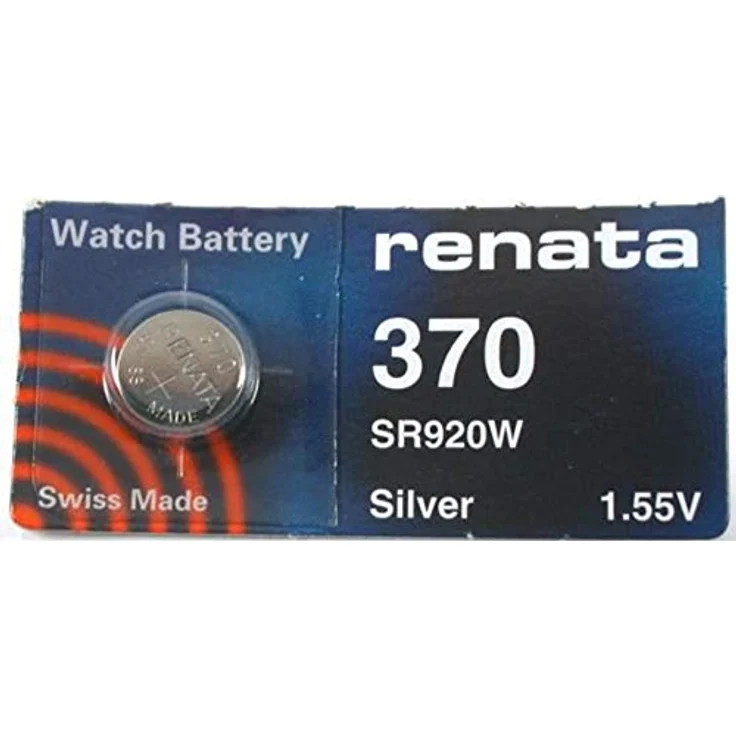 Best Price Square Renata 370 Uhren-Batterie, 1,55 V, ersetzt SR920W
