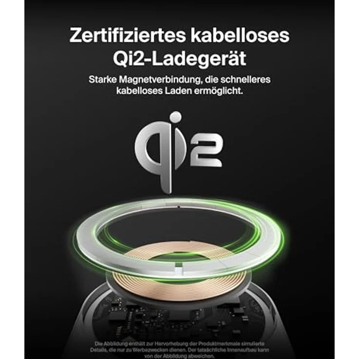 Belkin BoostCharge Pro magnetisches kabelloses Kfz-Ladegerät mit Qi2 (15 W), MagSafe-kompatibles Auto-Ladegerät für iPhone-Serien 16/15/14/13/12, mit USB-C Kabel und 20-W-USB-C-Kfz-Netzteil – Bild 3