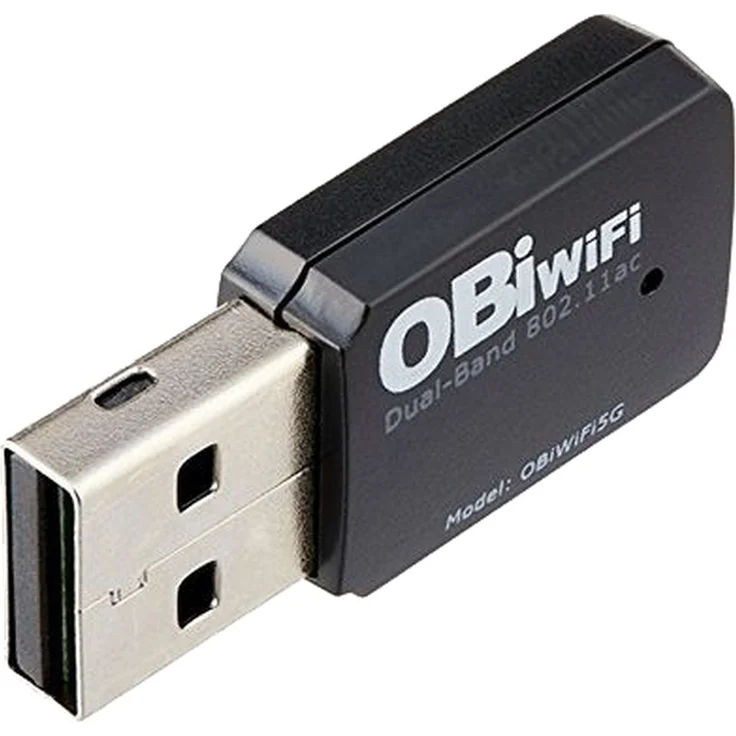 HP OBi Adapter WiFi 5G Wireless-AC USB, vielseitiger WLAN-Stick für VoIP-Geräte mit hoher Sicherheit – Bild 1
