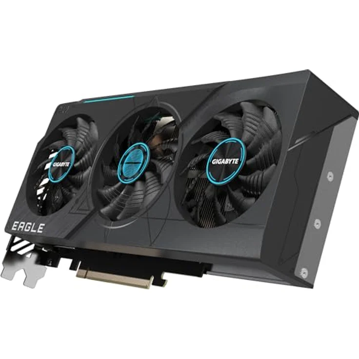 Gigabyte GeForce RTX 4070 SUPER Eagle OC Grafikkarte - 2535MHz Core, 12GB GDDR6X 21000MHz 192-Bit Speicher, PCI-E 4.0, 3X DP 1.4, 1x HDMI 2.1a, NVIDIA DLSS 3.5, GV-N407SEAGLE OC-12GD – Bild 4