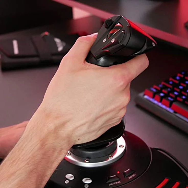 Thrustmaster T.Flight HOTAS X, Joystick mit abnehmbarem Schubhebel, 5-Achsen-Steuerung, 12 programmierbare Tasten, PC/USB-kompatibel – Bild 4