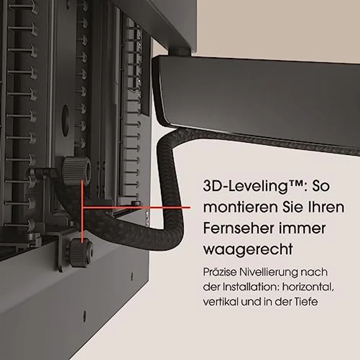 Vogel's TVM 7675 Elektrische Schwenkbare TV Wandhalterung für 40-77 Zoll Fernseher, Premium Motorisierte TV Halterung schwenkbar bis zu 120°, Max 35 kg, VESA 200x100 bis zu 600x400 – Bild 3