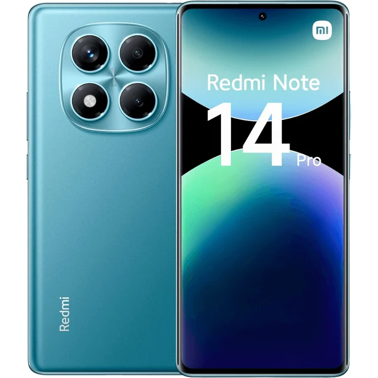 XIAOMI Redmi Note 14 Pro 4G 12GB/512GB Ozeanblau Dual-SIM, 200 MP Kamera, 120 Hz AMOLED Display – Bild 1