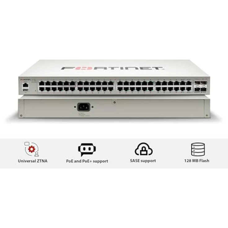 Fortinet FS-148F, Netzwerk Switch mit hoher Leistungsfähigkeit und Robustheit – Bild 2