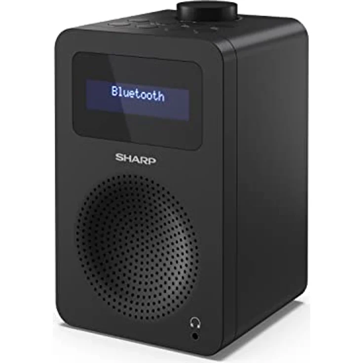SHARP DR-430 Digitalradio (DAB/DAB+/FM mit RDS, Bluetooth 5.0, Kopfhöreranschluss, 5 Watt), schwarz – Bild 2