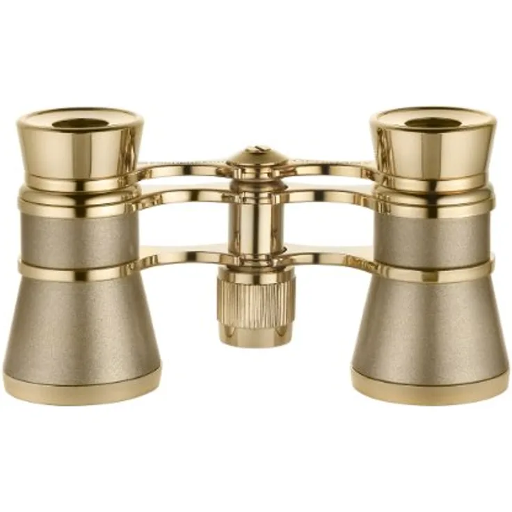 Eschenbach Optik Fernglas Glamour 3x25 Opernglas, klein, Gold mit klarer, heller Bildqualität