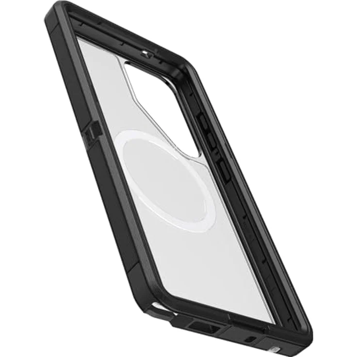 OtterBox Defender Series XT Clear Hülle mit Magneten für Samsung Galaxy S25 Ultra, stoßfest, Ultra-robust, Transparent/Schwarz – Bild 5
