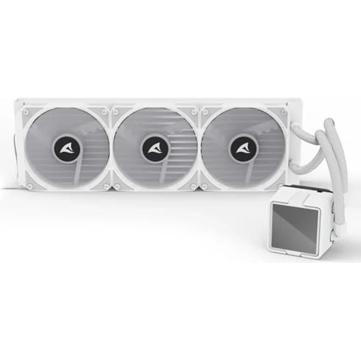 Sharkoon S100 ARGB AIO White, Wasserkühlung mit RGB-Beleuchtung und hohen Kühlleistung – Bild 5