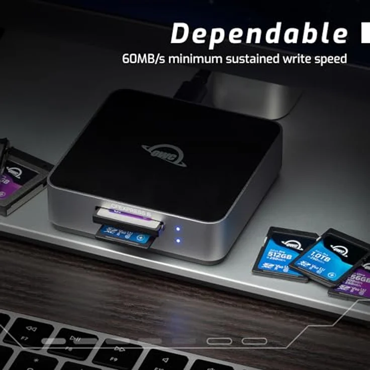 OWC Atlas Pro SDXC V60 UHS-II Memory Card 1TB (SDXC, 1000 GB, U3, UHS-II), Speicherkarte – Bild 3