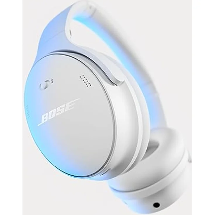 Bose QuietComfort Kabellose Kopfhörer mit Noise-Cancelling, Bluetooth Over-Ear-Kopfhörer, bis zu 24 Stunden Akkulaufzeit, Weiß – Bild 2