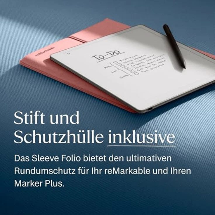 REMARKABLE Paper Pure – Tablet mit Marker Plus und Sleeve Folio, 10,3 Zoll, Wüstenrosa, bis zu 3 Wochen Akkulaufzeit, Cloud-fähig – Bild 7