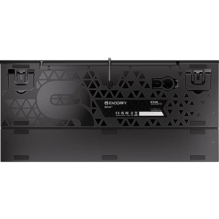 ENDORFY Omnis DE Kailh Red, mechanische Switches Kailh Red, verstellbare magnetfüße, Mechanische Fullsize-Tastatur, Deutsches Layout QWERZ | EY5D027 – Bild 4