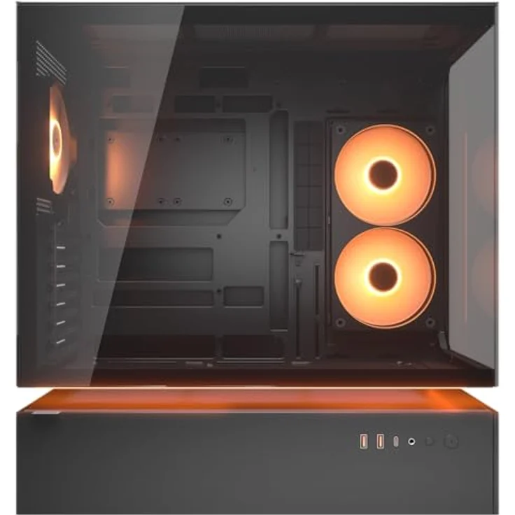 Cougar CFV235 Midi-Tower Gehäuse, ARGB, Glas, Schwarz, für ATX, mATX, Mini-ITX, mit bis zu 7 Steckkarten-Slots – Bild 3