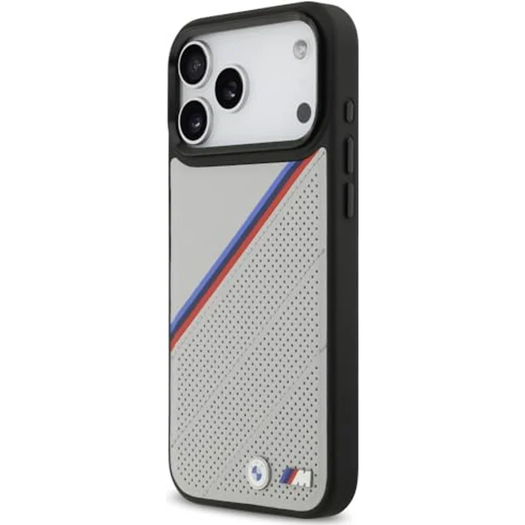 CG MOBILE BMW M Tricolor Metal Logo, MagSafe-kompatible Schutzhülle für iPhone 17 Pro Max, grau – Bild 2