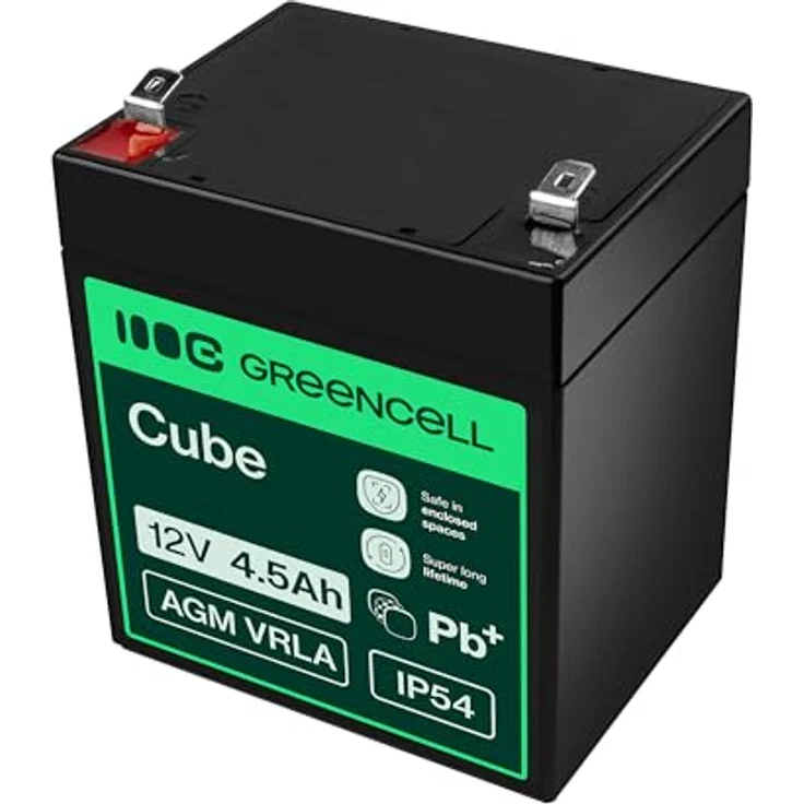 Green Cell® AGM 12V 4,5Ah Vlies Batterie, VRLA Bleiakku für Elektro Spielzeug, Alarm und Notstrom, wartungsfrei und zyklenfest – Bild 4