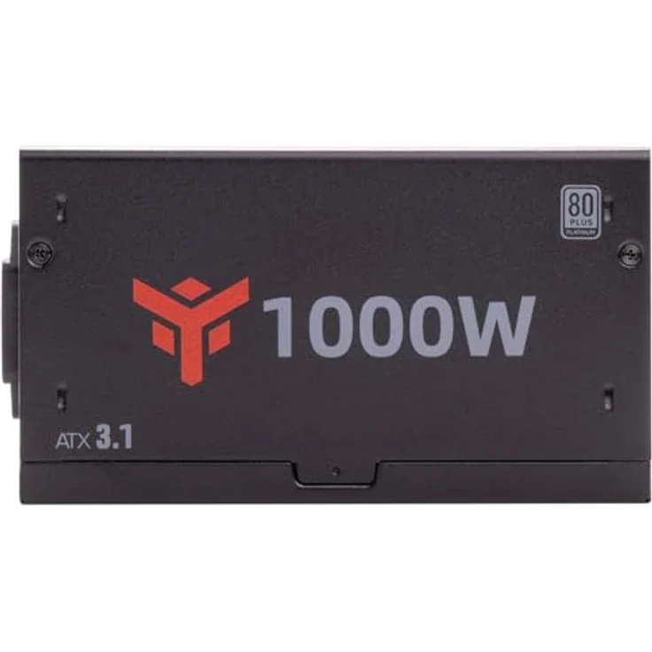 iTek PBI1000, 1000W Netzteil mit 80 Plus Platinum, ATX 3.1, modular, 14 cm FDB-Lüfter, japanische Kondensatoren – Bild 3