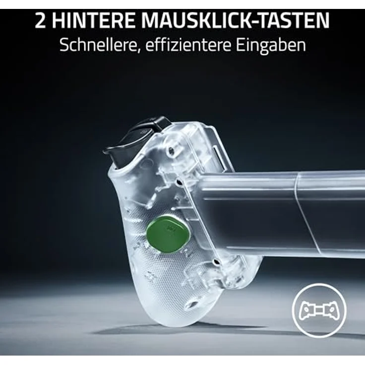Razer Kishi V3, Gaming Controller für Android, iOS und Windows, Fullsize, Weiss mit präzisen Analogsticks und hinteren Mausklick-Tasten – Bild 3