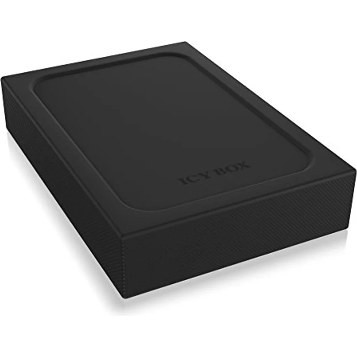 ICY BOX IB-256WP Externes Gehäuse mit Schreibschutz-Schalter für 1x 2,5 Zoll HDD-SSD, USB 3.0 (UASP), Silikon-Schutzhülle, SATA-III bis 15 mm Bauhöhe – Bild 2