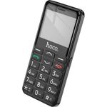 Hoco 1385 Dual SIM Mobiltelefon mit Kamera und SOS-Taste in Schwarz 1700 mAh