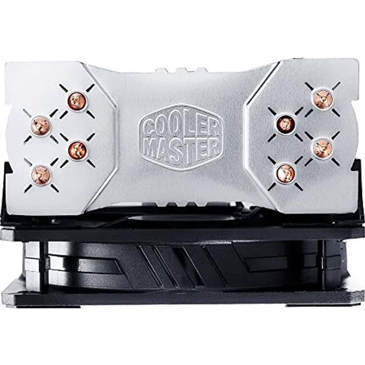 Cooler Master Hyper 212 EVO V2 CPU Kühler mit LGA1700 Halterung, Prozessorlüfter mit versetzten Kühlkörper, 4 Direktkontakt-Heatpipes, X-Vents Design, 120mm SickleFlow-Lüfter – Bild 3