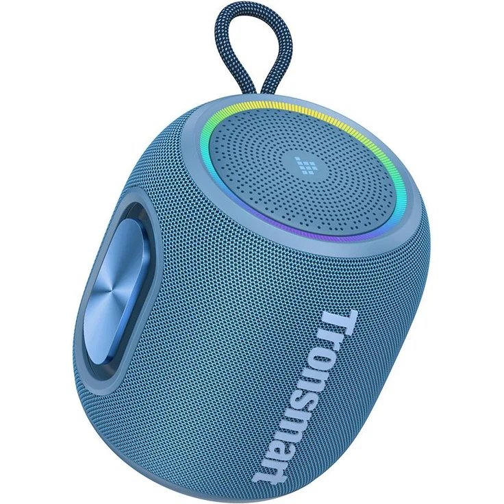 Tronsmart T8 Mini, Tragbarer Bluetooth-Lautsprecher mit 16 W, 360°-Immersion, IPX7 wasserdicht, blau