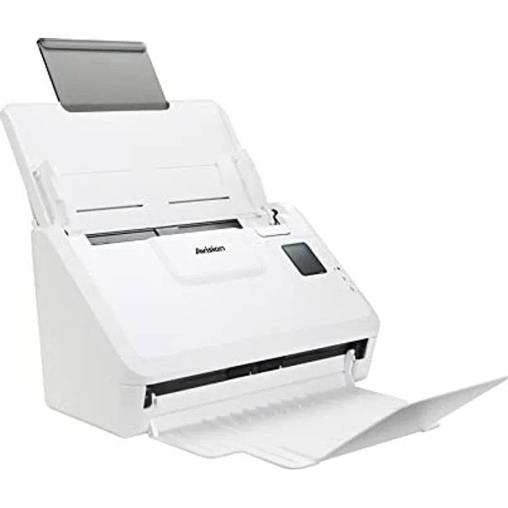 Avision AD340GN - A4 - Duplex Dokumentenscanner| 40ppm/80ipm|50 Seiten ADF| USB 3.2 | Ethernet|Scannt bis zu 600 cm Lange Dokumente | ISIS Treiber, Twain, Weiss – Bild 1