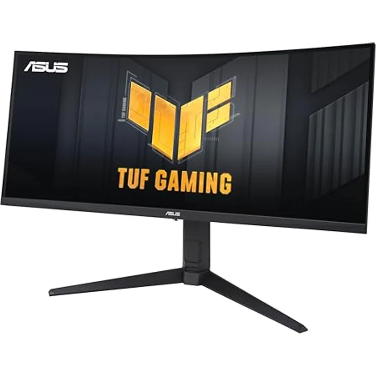 ASUS TUF Gaming VG34VQL3A - 34 Zoll UWQHD Curved Monitor - 180 Hz, 1ms GtG, FreeSync, AdaptiveSync, DisplayHDR 400 - VA Panel, 21:9, 3440x1440, DisplayPort, HDMI, USB-Hub, ergonomisch, Speaker, Schwarz – Bild 3