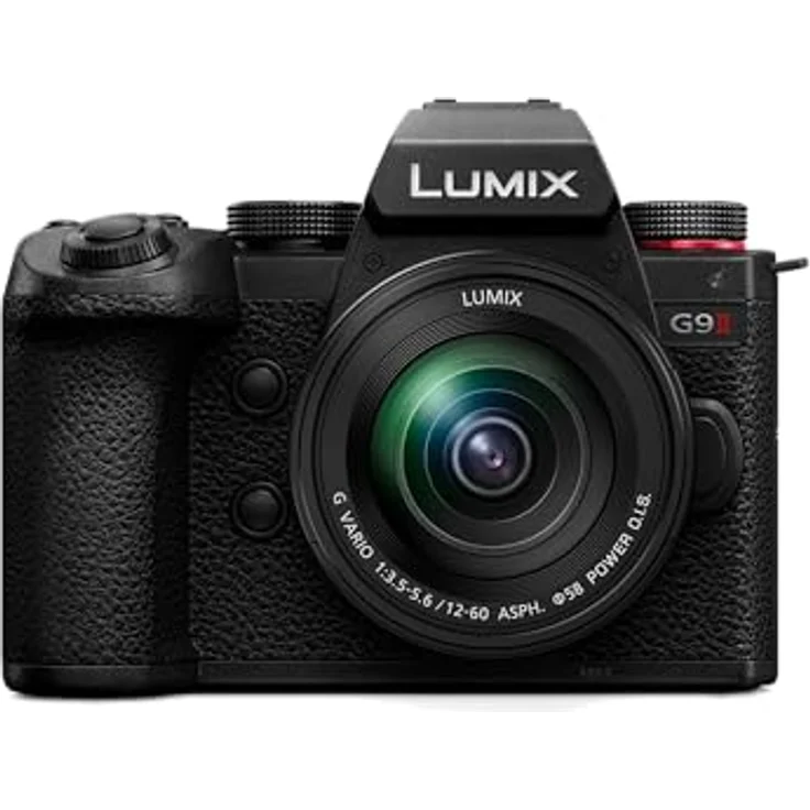 Panasonic LUMIX DC-G9M2ME Micro Four Thirds spiegellose Kamera Lumix G Vario 12-60mm F3.5-5.6 Objektiv, 25,2MP, 4K 120p/100p & 5,7K 30p/25p, Phasen-Hybrid-AF, OLED LVF, Bluetooth, Schwarz – Bild 1