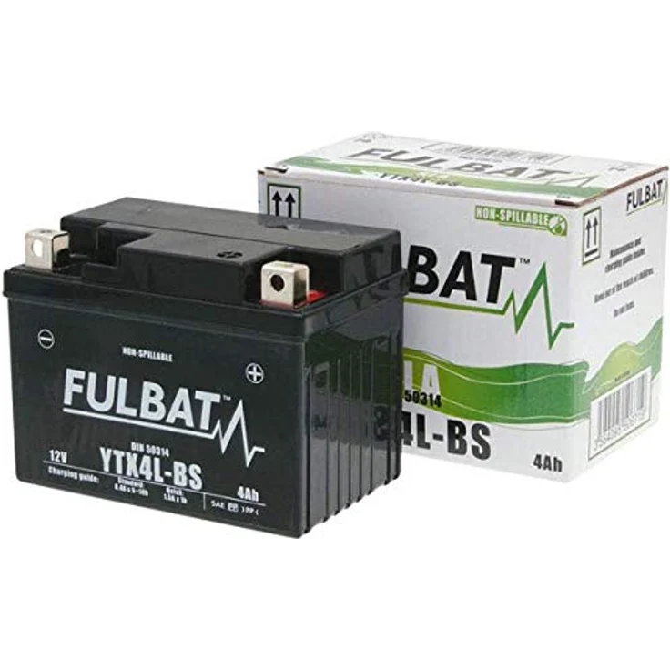 Fulbat High Power 5AH GEL Batterie FTX4L-BS / FTZ5S SLA, wartungsfrei und wasserdicht, ideal für kaltes Wetter – Bild 2