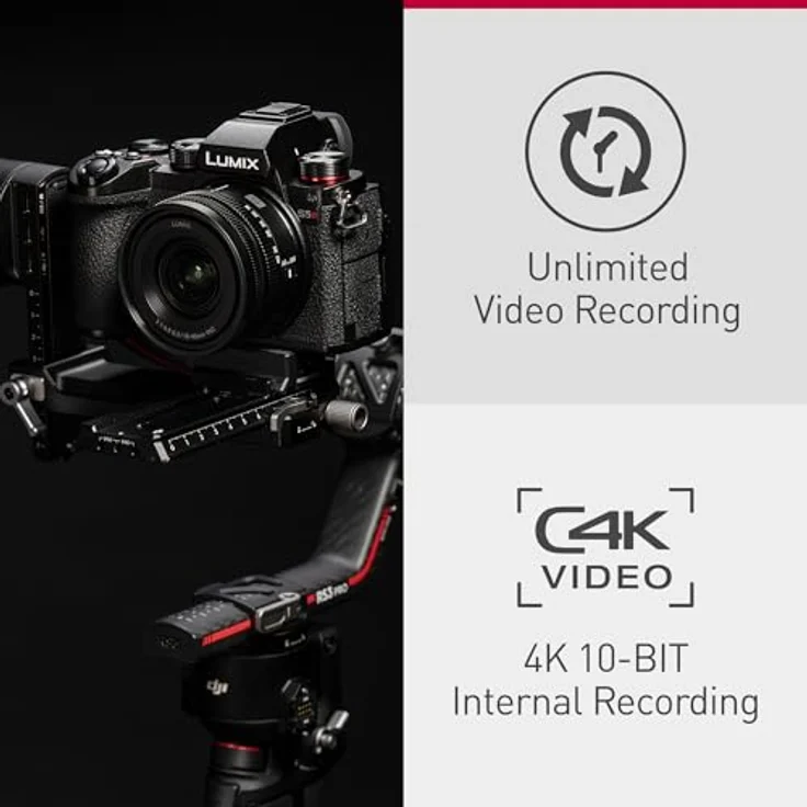 Panasonic Lumix S5D Vollformatkamera, 24,2 MP, 4K 60P, L-Mount, Schwarz – Bild 5