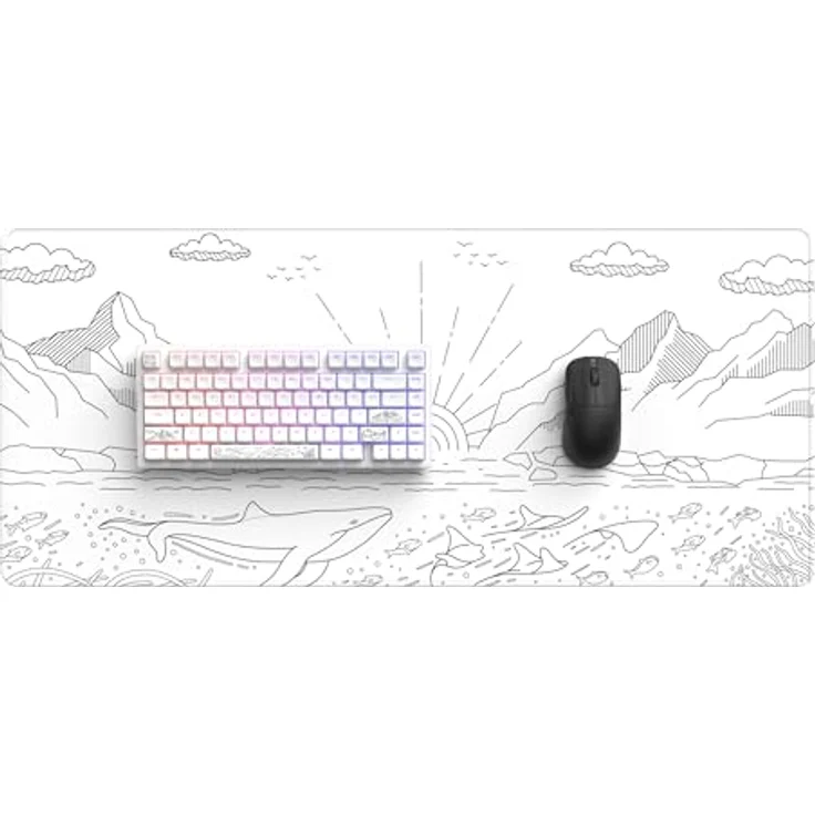 Dark Project ALU81A Terra Nostra Mechanische Gaming-Tastatur | ANSI ENG | G3MS Moonstone Schalter | Flex Gasket Mount | Aluminium | RGB – Bild 3