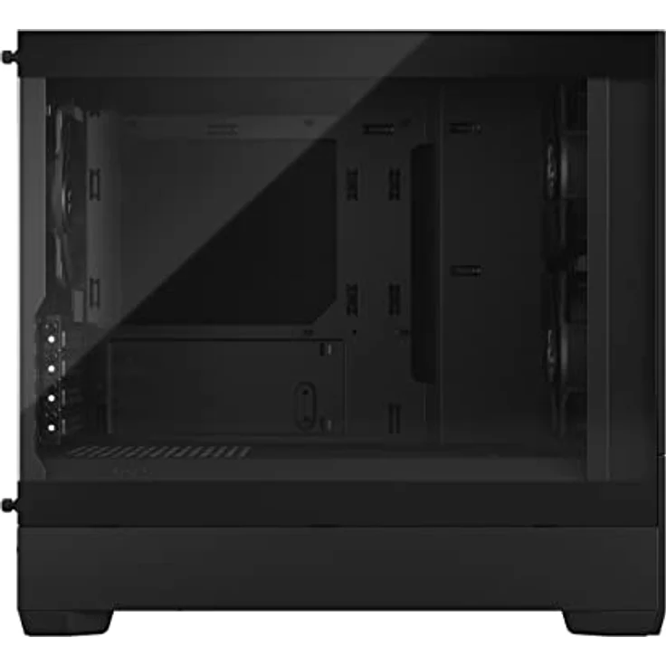 Fractal Design Pop Mini Silent Black TG Clear Tint, Glasfenster, schallgedämmt – Bild 4