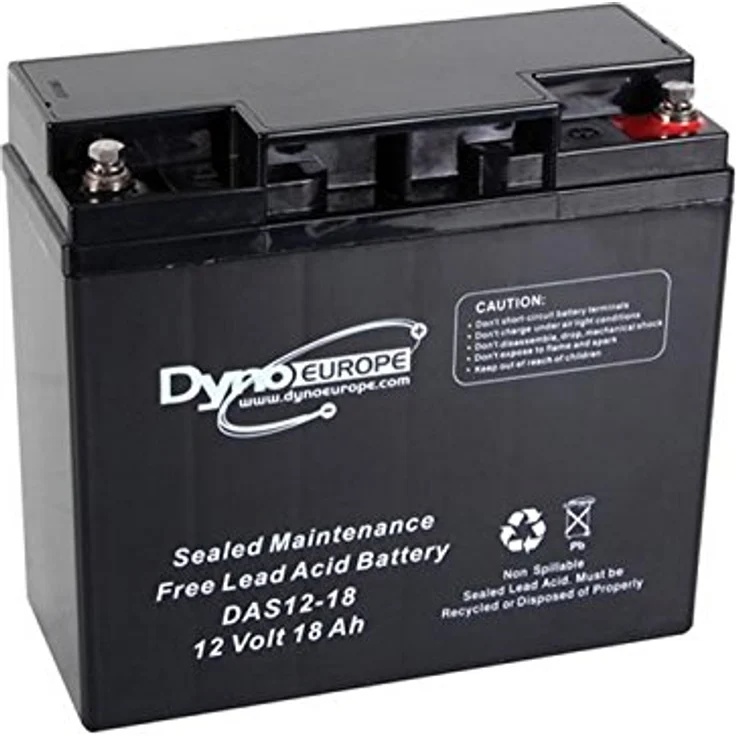 Dyno Europe DAS12-18 Blei-Akku 12 V-18 mAh 180 x 76 x 167 mm, 1 W, 1 V