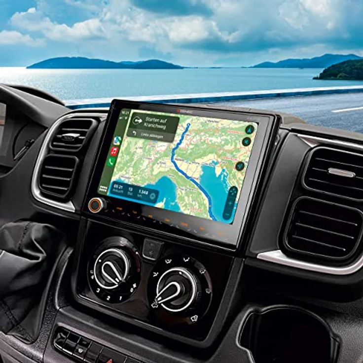 ZENEC Z-E3776, Multimediasystem für FIAT Ducato mit 9" Touchscreen, Wireless Android Auto/Apple CarPlay, DAB+, USB, erweiterbar zum Wohnmobil Navi – Bild 3