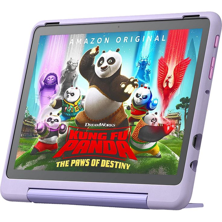 AMAZON Fire HD 10 Kids Pro (2023), Tablet, 32 GB, kindersicher mit Happy Day Design, Schwarz – Bild 1