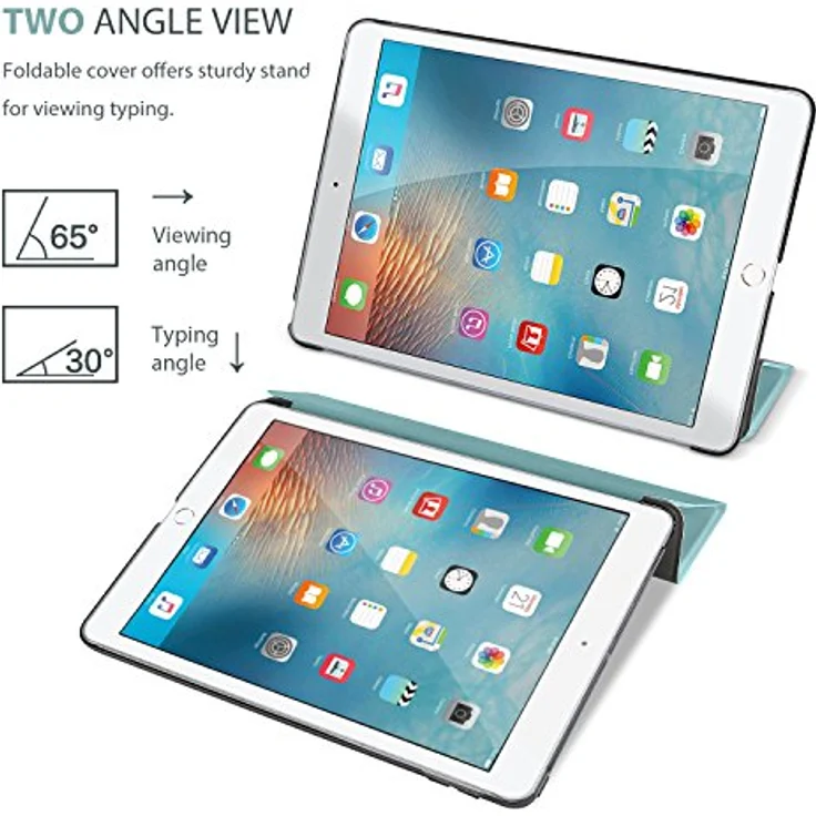 ProCase Hülle für iPad Air 10.5" (3rd Gen) 2019 / iPad Pro 10.5" 2017, ultra dünne Klapphülle mit Kickstand und Auto Schlaf-/Aufwachdunktionen – Teal – Bild 5