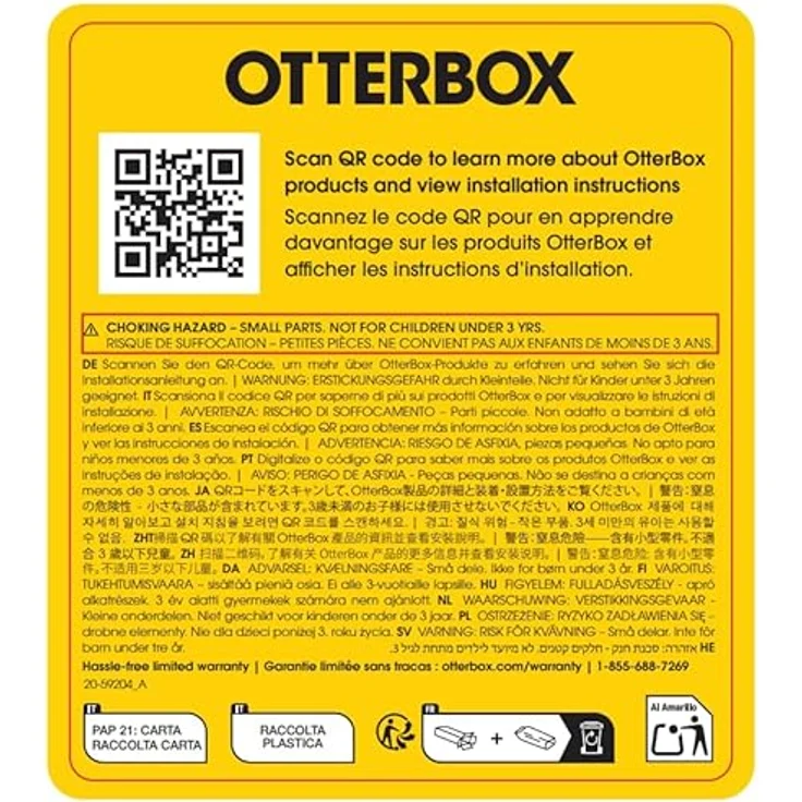 OtterBox Defender Series Pro XT Clear MagSafe Hülle für iPhone 17, stoßfest, ultra-robust, 7x militärstandardgetestet, transparent/schwarz, umweltfreundlich ohne Einzelhandelsverpackung – Bild 5