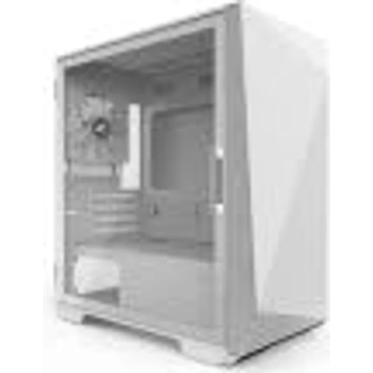Zalman Z1 Iceberg White Mini Tower PC-Gehäuse, gehärtetes Glas, optimierte Kühlung – Bild 3