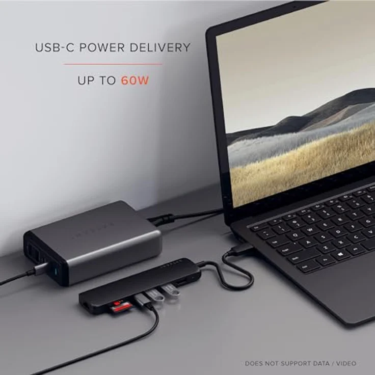 Satechi Type-C Multi-Port Hub 4K Ethernet Slim Black - Preisvergleich – Bild 4