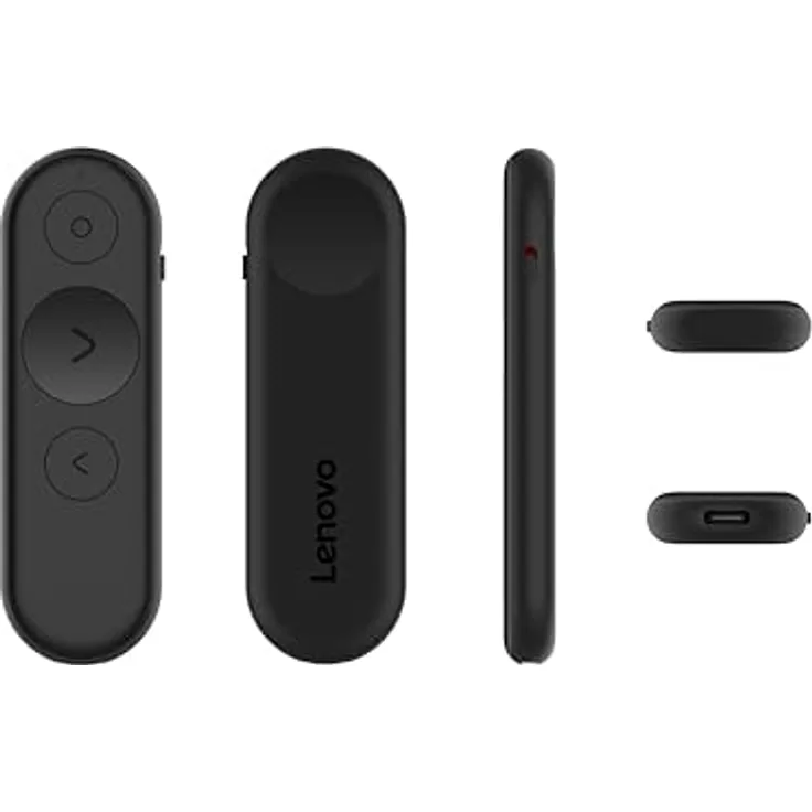 Lenovo Präsentations-Fernsteuerung HF, Bluetooth, wiederaufladbar, Schwarz, Modell 4XW1S62316