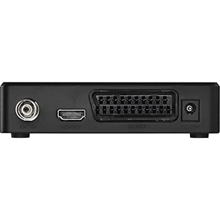 EMOS DVB-T2 HD Receiver H.265 HEVC, Full HD mit USB, HDMI, SCART, PVR, Mediaplayer und EPG Funktion, Infrarot-Sensor, 1080p – Bild 4