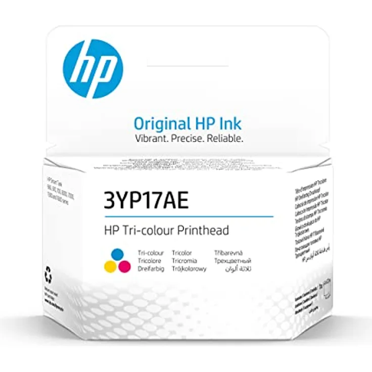 HP 3YP17AE Ink Tank Druckkopf für HP Smart Tank 660/670/700/6000/7000/7300/7600 Serien (Cyan/Magenta/Gelb)