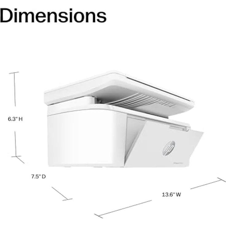 HP LaserJet Pro MFP M140w Wireless Weiß, Multifunktionsdrucker für Zuhause – Bild 5
