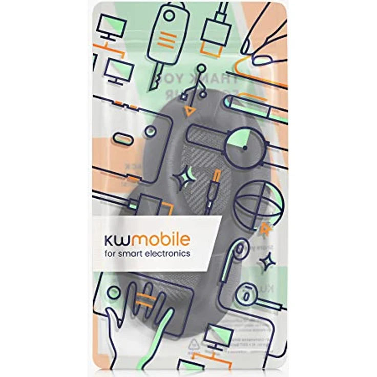 kwmobile Kopfhörer (2x Ohrpolster für Bose Quietcomfort - Kunstleder Ersatz Ohr Polster für Overear Headphones) – Bild 8