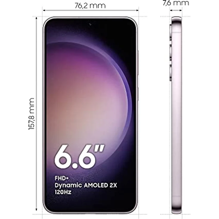 Samsung Galaxy S23+ Android Smartphone, 256GB, 4.700mAh Akku, Smartphone ohne Vertrag Lavender inkl. 36 Monate Herstellergarantie  – Bild 3