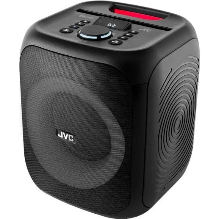 JVC XS-EP314B, Bluetooth Lautsprecher mit 80 Watt Leistung, 15 Stunden Akkulaufzeit, integriertem Mikrofon, Schwarz